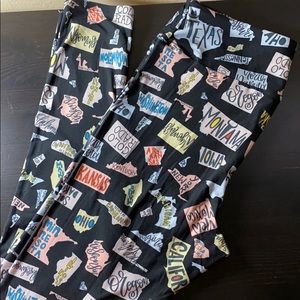 Lularoe Patriotic Leggings-TC